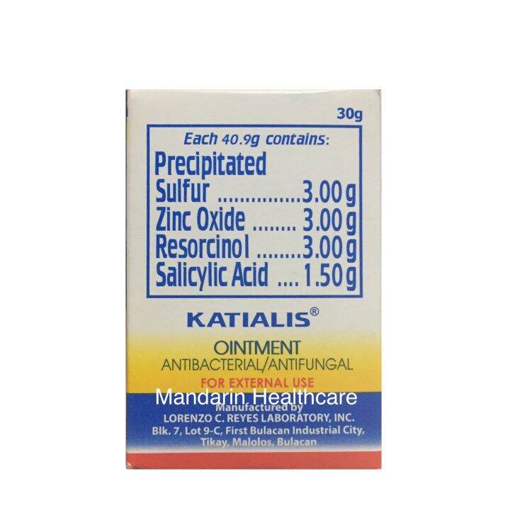 Katialis Ointment 30g (Mandarin Healthcare) Lazada PH