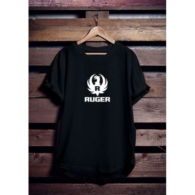 เสื้อยืดผ้าฝ้าย เสื้อยืด พิมพ์ลายโลโก้ Ruger Distro สําหรับผู้ชาย และผู้หญิง  RPQC