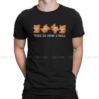 This Is How I Roll Gift Round Collar Tshirt Red Panda Ailurus Fulgens Pure Cotton Original T Shirt Men Clothes Individuality