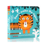 English original genuine picture book don T wake the tiger dont wake up the tiger paperboard Book mechanism operation book hardcover three-dimensional face changing Book Childrens Enlightenment picture book shutter book