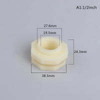 baoda ABS 1/2 "3/4" 1 "Thread Water TANK Connector ท่อติดตั้งสำหรับตู้ปลาปลา