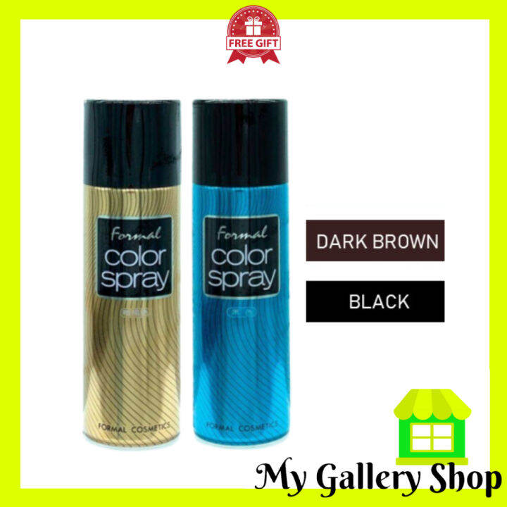 Formal Color Hair Spray ( Dark Brown / Black ) 150g Kenny Color Spray
