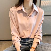 Summer clothes for women blouses button up shirt long sleeve top chiffon shirt black shirt collared baggy shirts women Casual