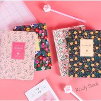 【Ready Stock】 ▽❍ C13 Floral Flower Cute PU Leather Schedule Book Diary Weekly Planner School Notebook