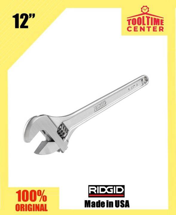 Ridgid Adjustable Wrench 12" Made in USA Lazada PH