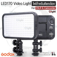 Qlight รับประกัน 1 ปี - GODOX LED 170 ไฟ 170 ดวง ไฟติดกล้อง สำหรับกล้อง DSLR Camera Camcorder Mini DVR - LED170 Video Light