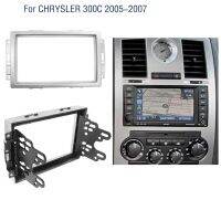 new authentic 2Din Car Radio Fascia Frame for Chryler 300C 2005 2007 Panel Dash Mount Kit Adapter Trim Bezel