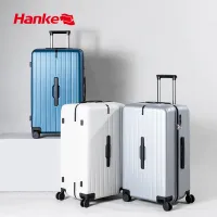 Hanke Large Capacity Luggage 24 26 28 inch Trolley Case Durable PC Travel Case Innovative Fashion Suitcase Mute Universal Wheels TSA Lock H9839