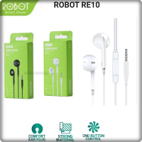 ROBOT RE10 หูฟังมีสาย Earphones Wired หูฟังเบสหนัก ขนาด3.5mm รองรับAndroidและ ios ของแท้ 100% [ประกัน 12 เดือน]