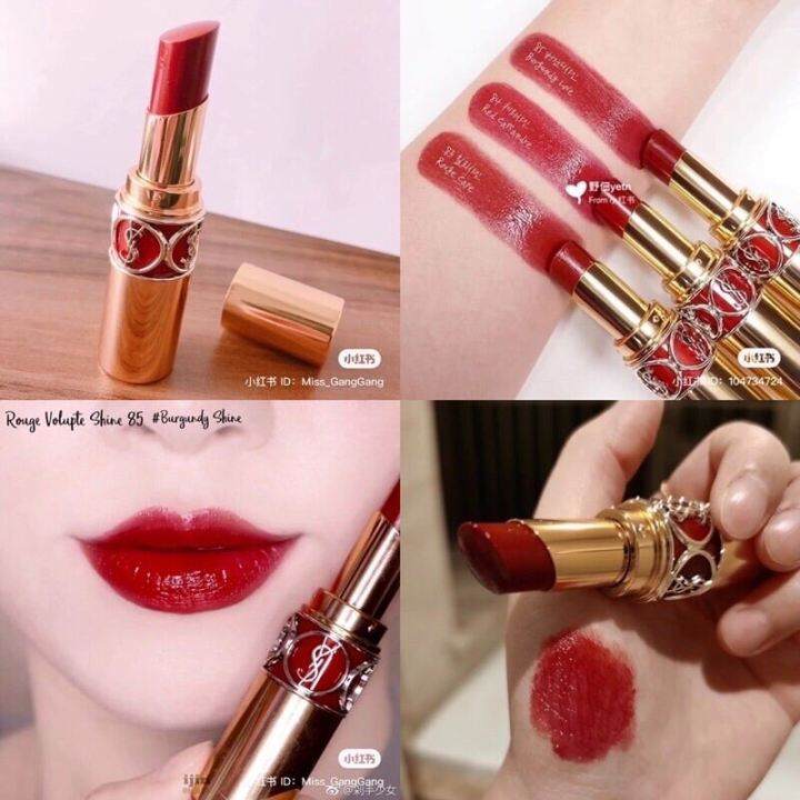 Bill+Full Size]🇫🇷 Son Ysl Rouge Volupte Shine 2022 - Ysl Shine  12/45/80/82/83/85/86/106 | Lazada.Vn