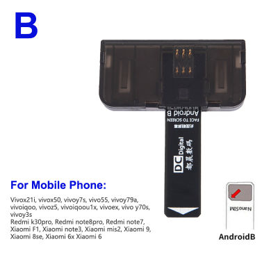 [aCHE] 1PC SIM Card Adapter SIM Card Reader MINI SIM NANO สำหรับโทรศัพท์ Android (Plug and Play) อุปกรณ์โทรศัพท์ moble