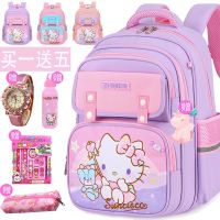 【Hot Sale】 Childrens schoolbag girl large capacity ultra-light spine protection children primary school students 23456 grade cute backpack