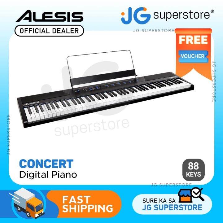 Alesis Concert 88 Key Digital Piano with FullSized Keys with Sustain