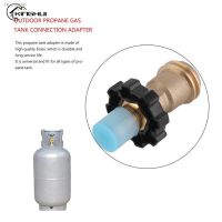 ☑℡✎ 50LB Gas Cylinder Pressure Reducing Valve Adapter Universal Fit Propane Gas Tank Adapters LPG Flat Tank Pressure Valve Connector