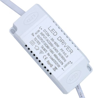 LED Driver 30-50W 460mA 60-80w 600mA With Case Panel Light LED Transformer AC200V Power Adapter DC80-120V For LED Spot Bulb DIY