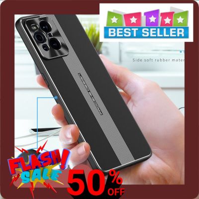 m3m เคสสวยๆ เคสกันตก เคสขอบแข็ง เคสโทรศัพท์ OPPO Find X3 Pro 2021 New Phone Case Casing Soft Edge Metal Men Black Back Cover เคส OPPO FindX3 X3Pro EgX4 เคสแม่เหล็กชาร์จ