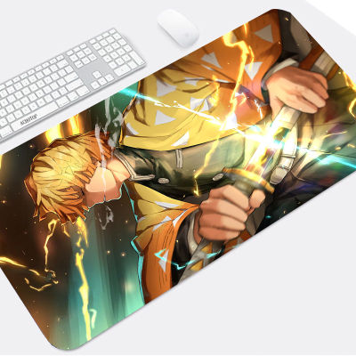 Anime Demon Slayer Kochou Shinobu Gaming Mouse Pad Mousepad Gamer Desk Mat Xxl Keyboard Pad Large Carpet Computer Table Mause