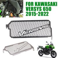 สำหรับ KAWASAKI VERSYS 650 VERSYS650 2019 2020 2021 2022รถจักรยานยนต์อุปกรณ์เสริมตะแกรงฉากป้องกันเครื่องทำความร้อนอุปกรณ์ป้องกันฝาครอบตาข่าย