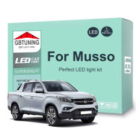 LED ภายในหลอดไฟชุดสำหรับ Ssangyong Musso Sports Grand 2012-2016 2017 2018 2019 2020 2021 2022รถโดม Trunk โคมไฟ Canbus