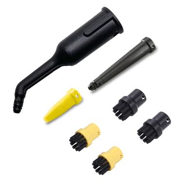 Steam Cleaner Slit Nozzle Brush Sprinkler Nozzle Head for SC1/SC2/SC3/SC4/SC5 Steam Cleaner Round Brush Kits