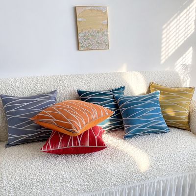 Luxury Jacquard Cushion Cover 45x45cm Decorative Pillow Cover for Livingroom Sofa Home Decor Pillow Case Thick Cushion Case