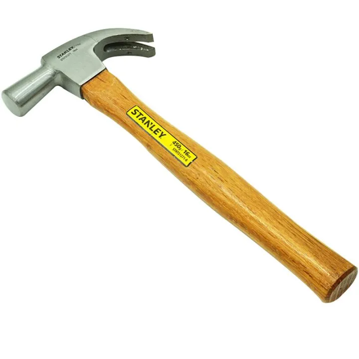 STANLEY Wood handle Claw Hammer STHT51271-8 16oz | Lazada PH