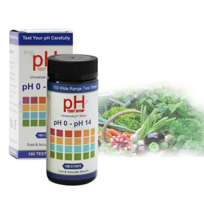 100 PH Strips Professional 0-14 PH Litmus Paper Ph Test Strips Water Cosmetics Soil Acidity Test Strips Inspection Tools