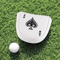 Golf Mallet Putter Cover Headcover Magnetic Club Protector Fits for Odyssey 2 Ball Style Putters,RH LH