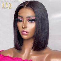 T Part Bob Lace Front Human Hair Wigs For Women 10-18Inch Brazilian Straight Short Bob 13X1 Lace Human Hair Wigs [ Hot sell ] TOY CENTER