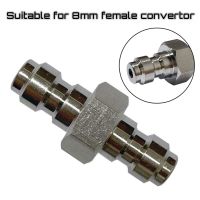 1PC 8mm Double Male Quick Connect Adapter 4500 PSI Dual Male Quick Connect Adaptor Foster Fitting Stainless Steel