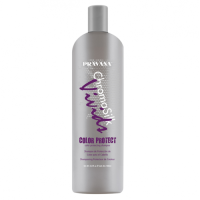 Pravana Chromasiilk vivids Color protection shampoo 1000ml แชมพูสูตรอ่อนโยน ไม่เซาะสีผม ปราศจาก สารกัดบูดหรือสารเกลือ ช่วยถนอมสีผม มีโปรตีนไยไหม คง