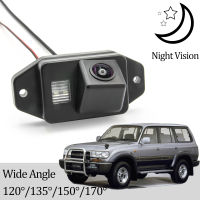 CCD HD AHD Fisheye กล้องมองหลังสำหรับ Toyota Land Cruiser 80 Series 1989-2007รถ Bakcup ย้อนกลับที่จอดรถ Night Vision