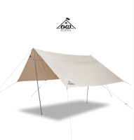 [พร้อมเสา] Offweek : Cotton Square Large Tarp Glamping