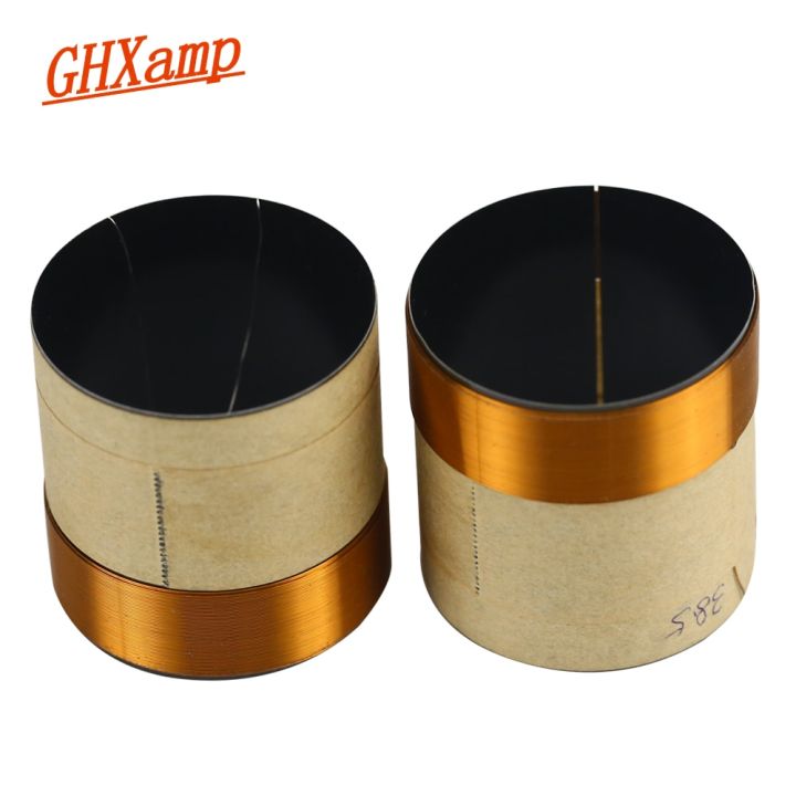 ghxamp-38-5mm-bass-voice-coil-8ohm-basv-black-aluminum-speaker-repair-diy-height-40mm-1pairs