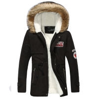 ฤดูหนาว Parkas ผู้ชายผู้หญิงหนาเสื้อแจ็คเก็ตผู้ชาย Slim Fur Hooded Outwear เสื้ออบอุ่นชายสบายๆแบรนด์ Outwear Clothing