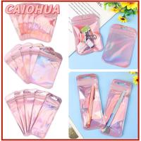 CAIOHUA 50pcs/bag คุณภาพสูง ผนึก แสดงเครื่องประดับ กระเป๋าซิป ถุงปิดผนึกด้วยตนเอง ถุงบรรจุภัณฑ์ ถุง OPP