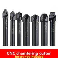 เครื่องตัดลบมุม Countersink Bar Indexable Chamfer Milling Cutter Tool Holder 30 45 60 องศา TC AP C20-20 C16-16 Spot Drilling