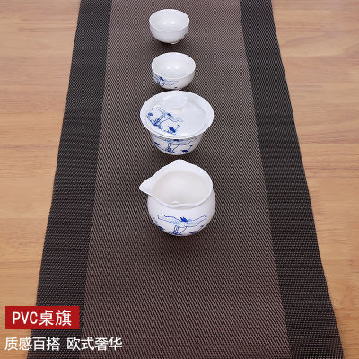 （HOT) ไต้หวันกันน้ำโต๊ะน้ำชาอาหารผ้าผ้าปูโต๊ะผ้าลมยาวขึ้นผ้าปูโต๊ะผ้าชาญี่ปุ่นเซนฉนวนกันความร้อน