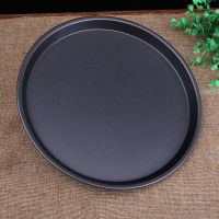 ZM【In Stock】Thicken Non-Stick กระทะพิซซ่า Bakeware เหล็กคาร์บอนถาดพิซซ่าถาดเบเกอรี่เครื่องมือ