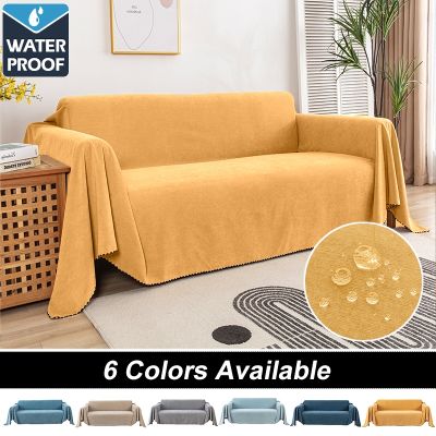 hot！【DT】☬∈卐  Sofa Blanket Multipurpose Color Cover Durable Fabric Dust-proof Anti-scratch Room