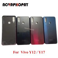 Novaphopat สำหรับ VIVO Y3 / Y12 / Y15 / Y17 2019กรอบกรอบกลางฝาหลังเคสฝาปิดครอบแบตเตอรี่พร้อมเลนส์กระจกกล้องถ่ายรูป