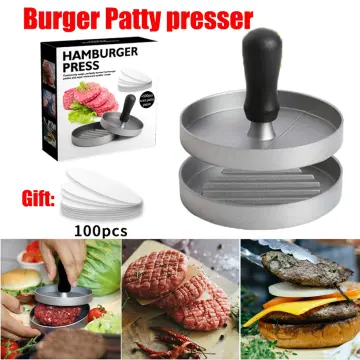 Hamburger Press Maker Mold Non-Stick Food Grade Reusable Sausage Patty  Burger Smasher For Home Camping