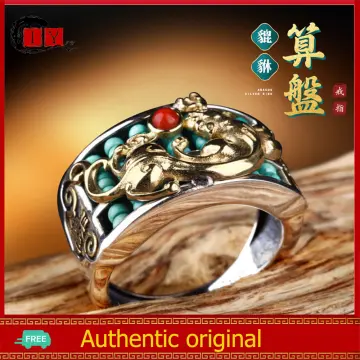 Gold abacus sale ring meaning