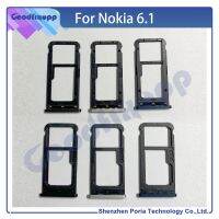 【✲High Quality✲】 jiejiu65879742 สำหรับ Nokia 6.1ซิมการ์ดและอะแดปเตอร์ใช้ถาดชิปรองรับเทปคาสเซ็ต-เปลี่ยนช่องซ่อมบ้านส่วนประกอบการ์ด Sd