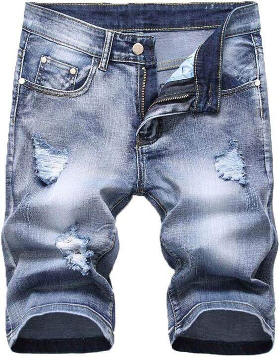 tebreux-mens-ripped-short-jeans-distressed-classic-fit-denim-shorts-vintage-summer-pants