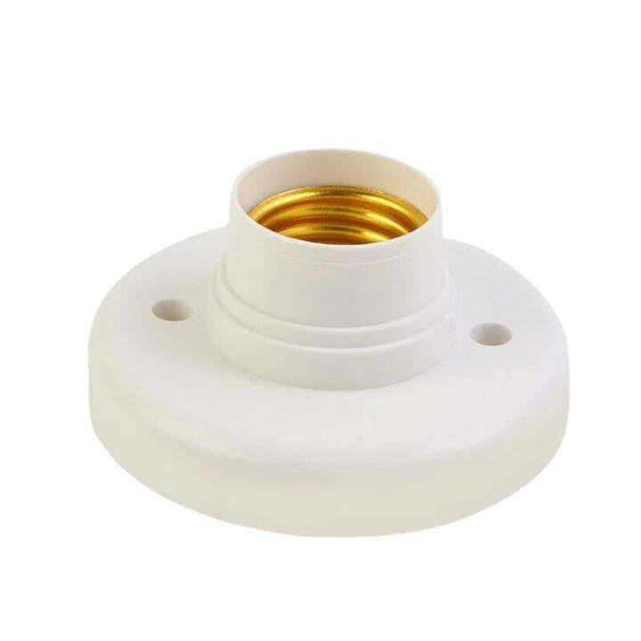 80Mm Wide Lamp Holder E27 Screw Flat Head Lamp Holder Project External