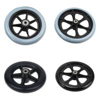 6/8 Inch Wheelchair Caster Universal Front Wheel Replacement Solid Tire Wheel Wheelchairs Accessories Wear resistant