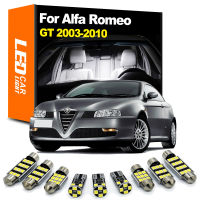 Zoomsee 7Pcs ภายใน LED Light Kit สำหรับ Alfa Romeo GT 2003-2006 2007 2008 2009 2010 Canbus รถในร่มหลอดไฟโดมอ่าน Trunk