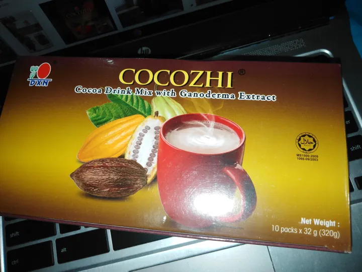 DXN Cocozhi Cocoa Drink Mix with Ganoderma Extract 10 packs per box