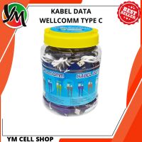 Wellcomm WBC100 Type C USB DATA สายเคเบิล USB ชาร์จเร็ว 3.0A (1 กระปุก บรรจุ 20 ชิ้น)TH